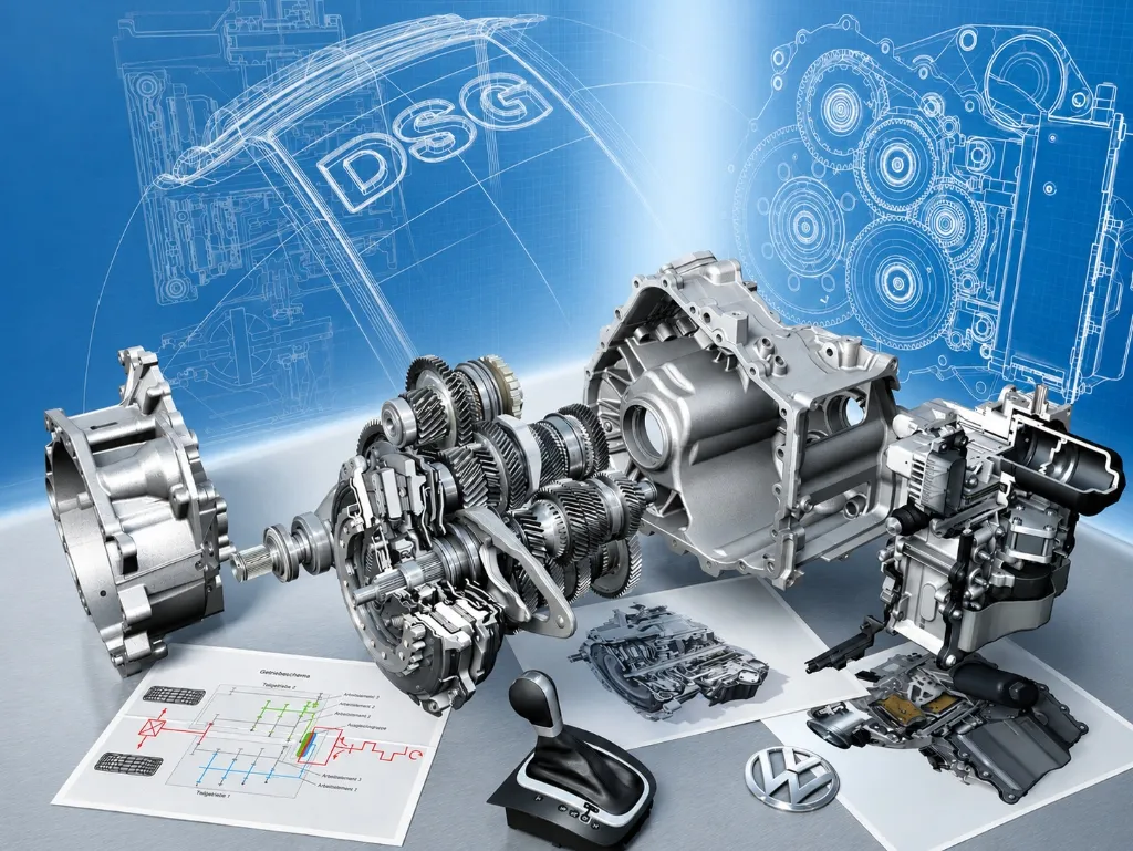 VAG DSG Gearbox Technical Exploded View